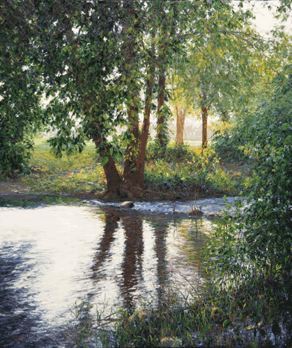 reflecting tree