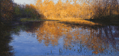 amber and blues